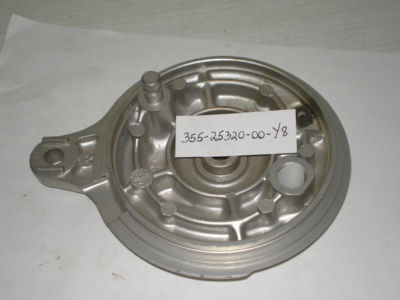 YAMAHA DT80 GTMX MX80 Brake Shoe Plate Assembly Silver 355-25320-00-Y8 / 355-25320-00