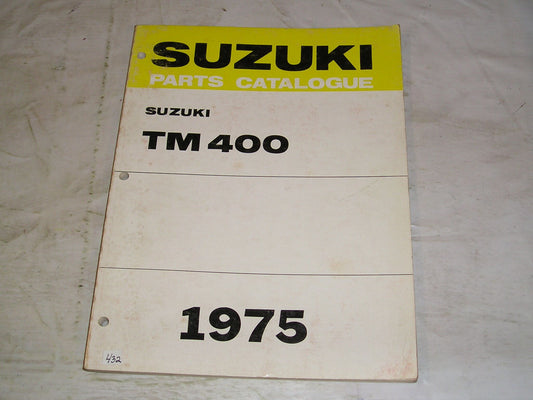 SUZUKI TM400 M  Cyclone  1975  Parts Catalogue  #432