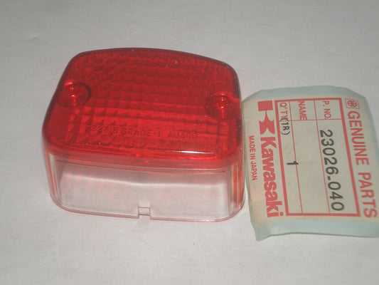 KAWASAKI KD125 KD175 KDX175 KDX250 KDX400 KDX420 KDX450 KLT200 KLT250 KLX250 KT250 Tail Light Lens 23026-040