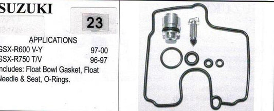SUZUIKI GSX-R600 GSX-R750 1996-2000 Carburetor Repair Kit # 23