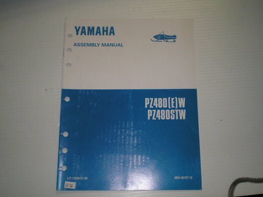 YAMAHA PZ480E W PZ480ST W 1996 Assembly Manual 8BH-28107-10 LIT-12668-01-68 #S51