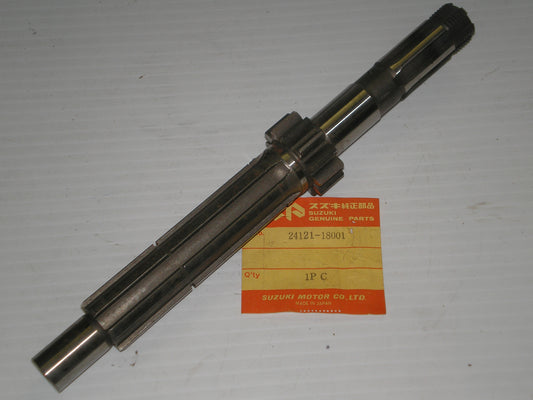 SUZUKI GT250 T250 T305 T350 TC305 Transmission Counter Shaft 24121-18001 / 24121-18002 / 24121-18000