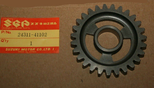 SUZUKI RM250 Transmission First Driven Gear 27T  24311-41102 / 24311-41101 / 24311-41100