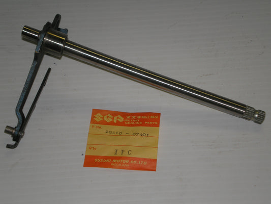 SUZUKI TC120 Transmission Gear Shift Shaft 25510-07401