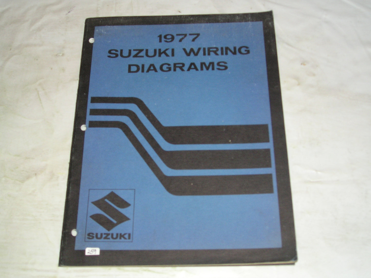 SUZUKI 1977  B Models  A100 GS GT RV TC TS  Wiring Diagrams Manual  #259
