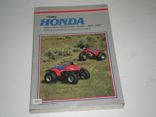 HONDA ATC70 ATC90 ATC110 ATC125 TRX125 Fourtrax 1970-1987 Clymer Service Manual M311 #1482