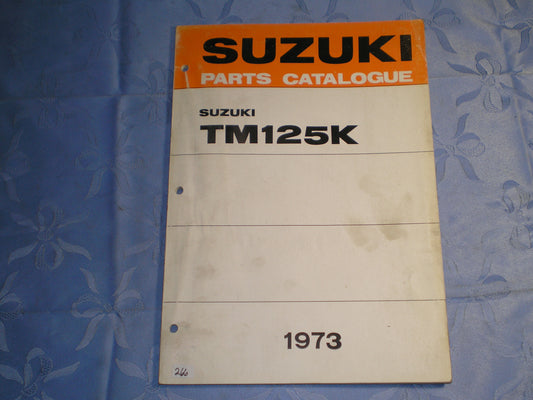 SUZUKI TM125 K 1973 Factory Parts Catalogue #266