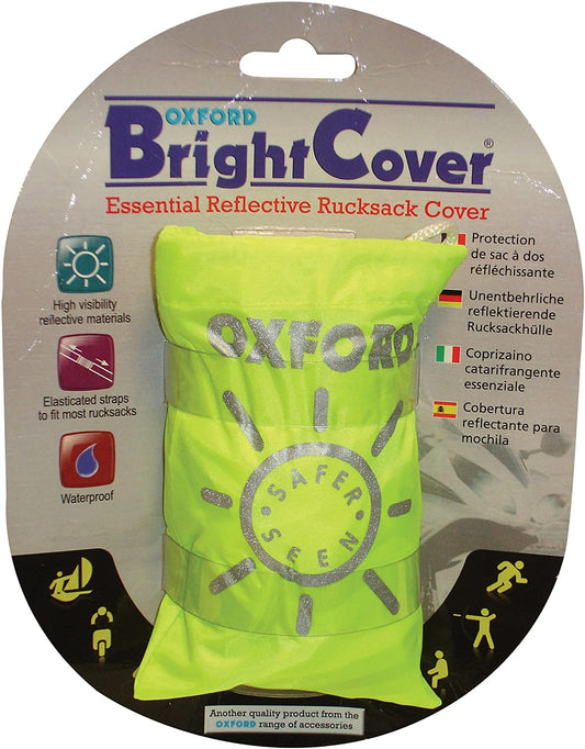 Oxford Bright Universal Waterproof Cover for Backpacks -  Fluorescent Lime Color    # OF427 / 269911