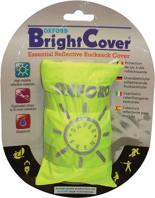 Oxford Bright Universal Waterproof Cover for Backpacks - Fluorescent Lime Color # OF427 / 269911