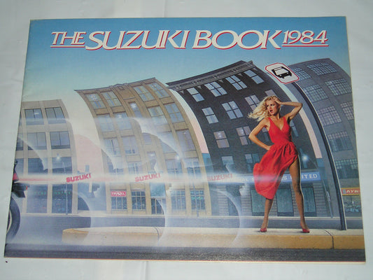 SUZUKI 1984 MOTORCYCLE MDELS Vintage Sales Brochure #26