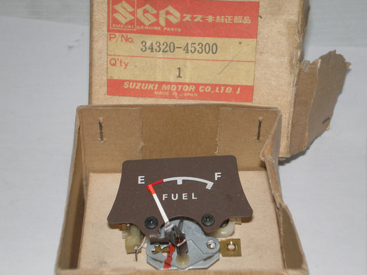 SUZUKI GS550 GS650 GS750 GS850 GS1000 GS1100 Factory Fuel Meter 34320-45300 / 34320-45450