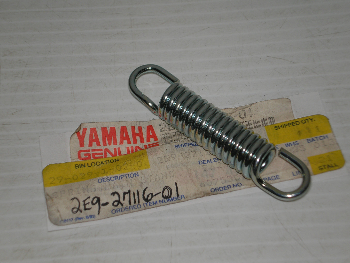 YAMAHA CY50 SH50 1987-2001 Main Stand Torsion Spring 2E9-27116-01 90506-32464