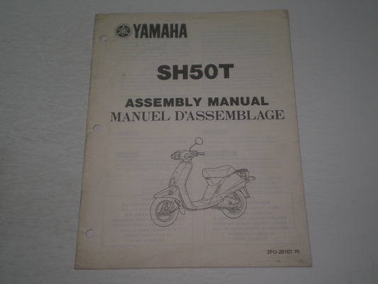 YAMAHA SH50 T  SH50A  Razz Scooter 1987  Assembly Manual  2FU-2817-70  #1804
