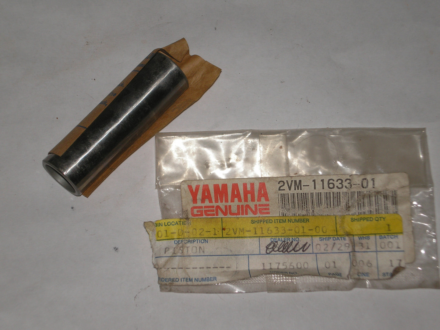 YAMAHA YZ250 WR250 Factory Engine Piston Pin 2VM-11633-01