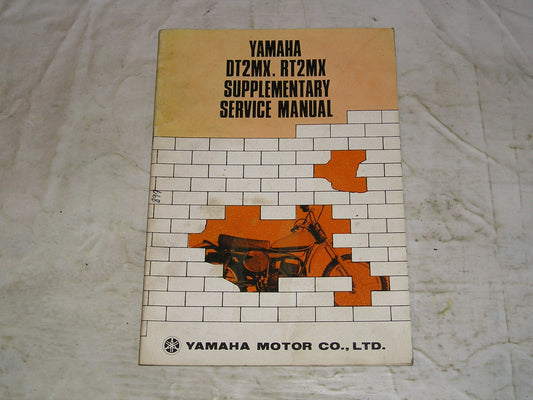 YAMAHA DT2 DT2MX  RT2 RT2MX  1972  Service Supplement Manual  #897