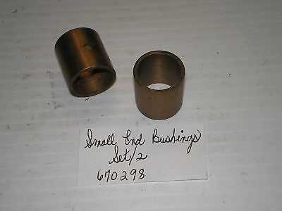BSA A50 A65 Twins Conrod Small End Bushings Set/2 670298