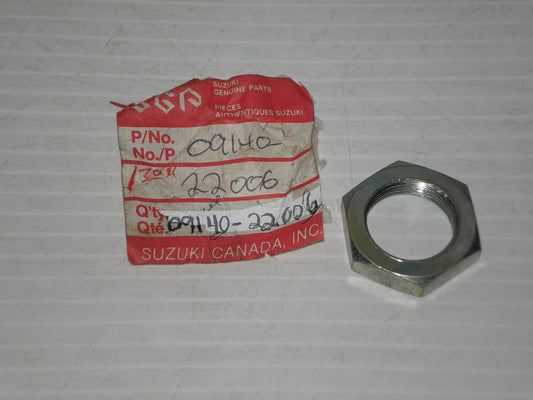 SUZUKI DR370 GR650 GV700 LS650 PE250 PE400 RM125 RM250 RM400 RM465 RM500 RS250 SP370 Nut 09140-22006 / 09140-22007