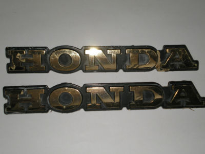 HONDA GL500 GL650 GL1100 Interstate / Aspincade Fairing Emblems Set/2