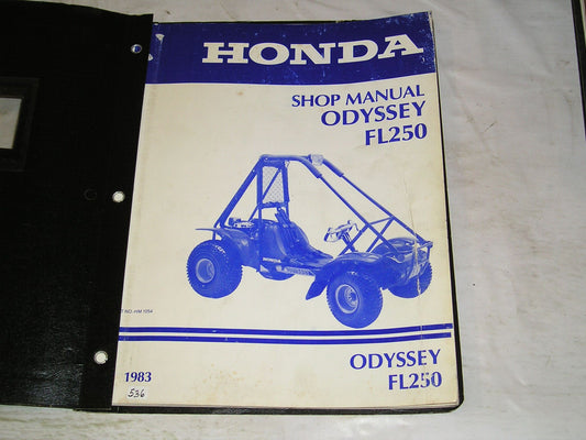 HONDA FL250  Odyssey  Service / Shop Manual  HM-1054  #536