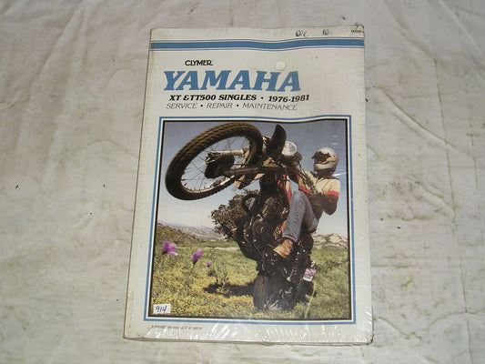 YAMAHA XT500  TT500  Singles 1976-1981 Clymer Service Manual M405  #914