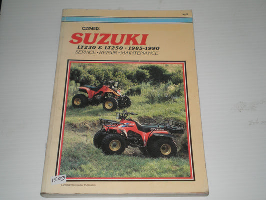 SUZUKI LT230 LT250 LT-F230 1985-1990 Clymer Service Manual M475 #1509