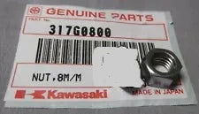 KAWASAKI AX EJ KAF KEF KL KLX KRD KSF KX KXT ZX Nut 8mm 317G0800
