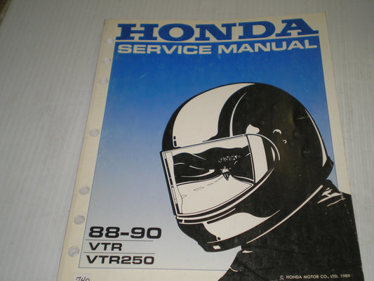 HONDA VTR250  Interceptor  1988 1989 1990  Service Manual  61KV002  #740