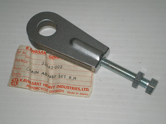 KAWASAKI A1 A1SS A7 A7SS R/H Chain Adjuster Set 33043-002