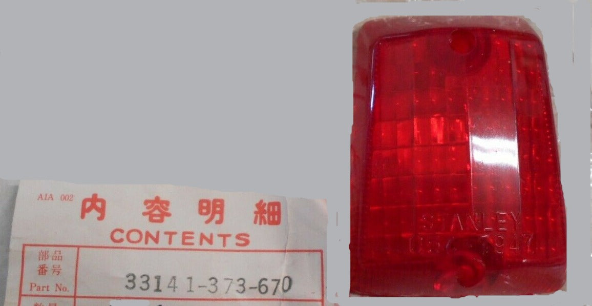 HONDA MR175 MR250 TL125 TL250 XR185 XR200 XR250 XR500 Factory Tail Light Lens 33141-373-670