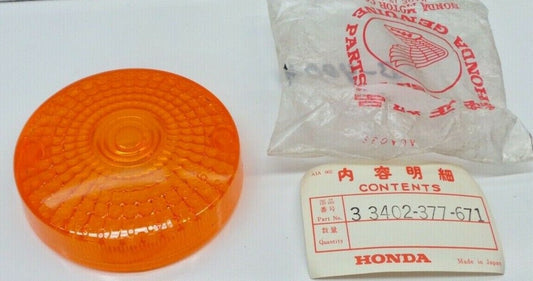 HONDA CB350 CB400 CB550 CB650 CB750 CB900 CX500 GL1000 Factory Turn Signal Lens 33402-377-671