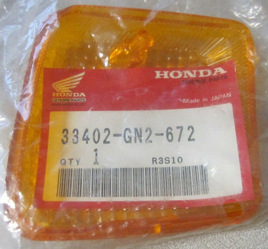 HONDA NB50 NQ50 SE50 Factory Front R/H Turn Signal Lens 33402-GN2-672 / 33402-GN2-671