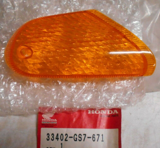 HONDA SA50 SB50 Elite Factory Front R/H Turn Signal Lens 33402-GS7-671