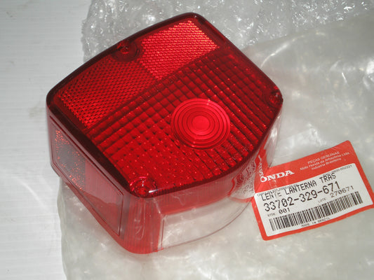 HONDA ATC90 C70 CB CJ CL CM CT CX MT NX SL ST XL Factory Tail Light Lens 33702-329-671 / 33702-092-671