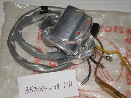 HONDA CB125  SS125  High & Low Beam Handlebar Switch Assembly 35300-244-671