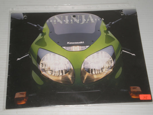 KAWASAKI 2000 NINJA SERIES SALES BROCHURE # 35