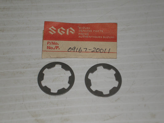 SUZUKI ALT DR DS GN LT PE RM RS SP TS 1976-1988 Lock Washers 09167-20011