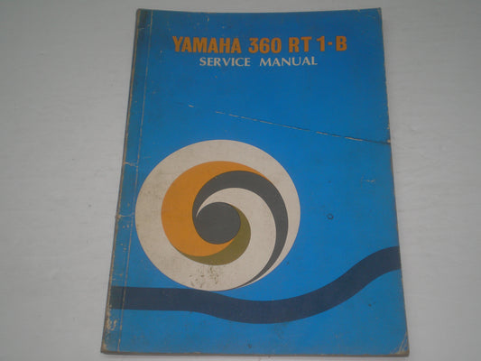 YAMAHA 360  RT1  RT1-B  1971  Service Manual  #908