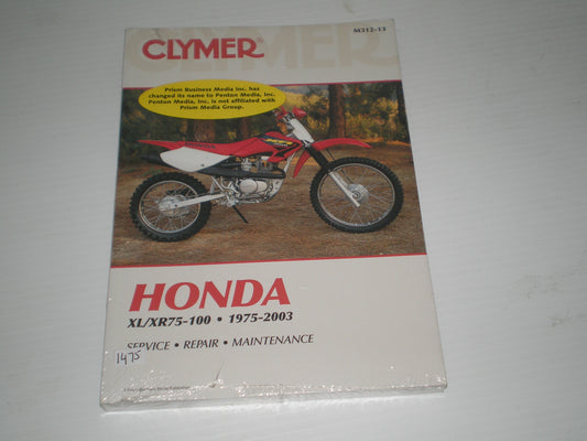HONDA XL75 XL80 XL100 XR75 XR80 XR100 1975-2003 Clymer Service Manual M312-13  #1475