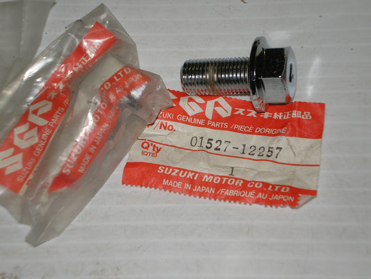 SUZUKI DR100 GN125 Footrest Mounting Bolts Set/2 01550-12257 / 01527-12257