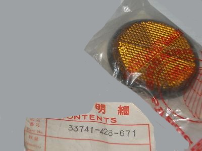 HONDA CB CM CMX CT FT NB NH NQ NX TG TLR XL ZB Reflector 33741-428-671 / 33741-102-870