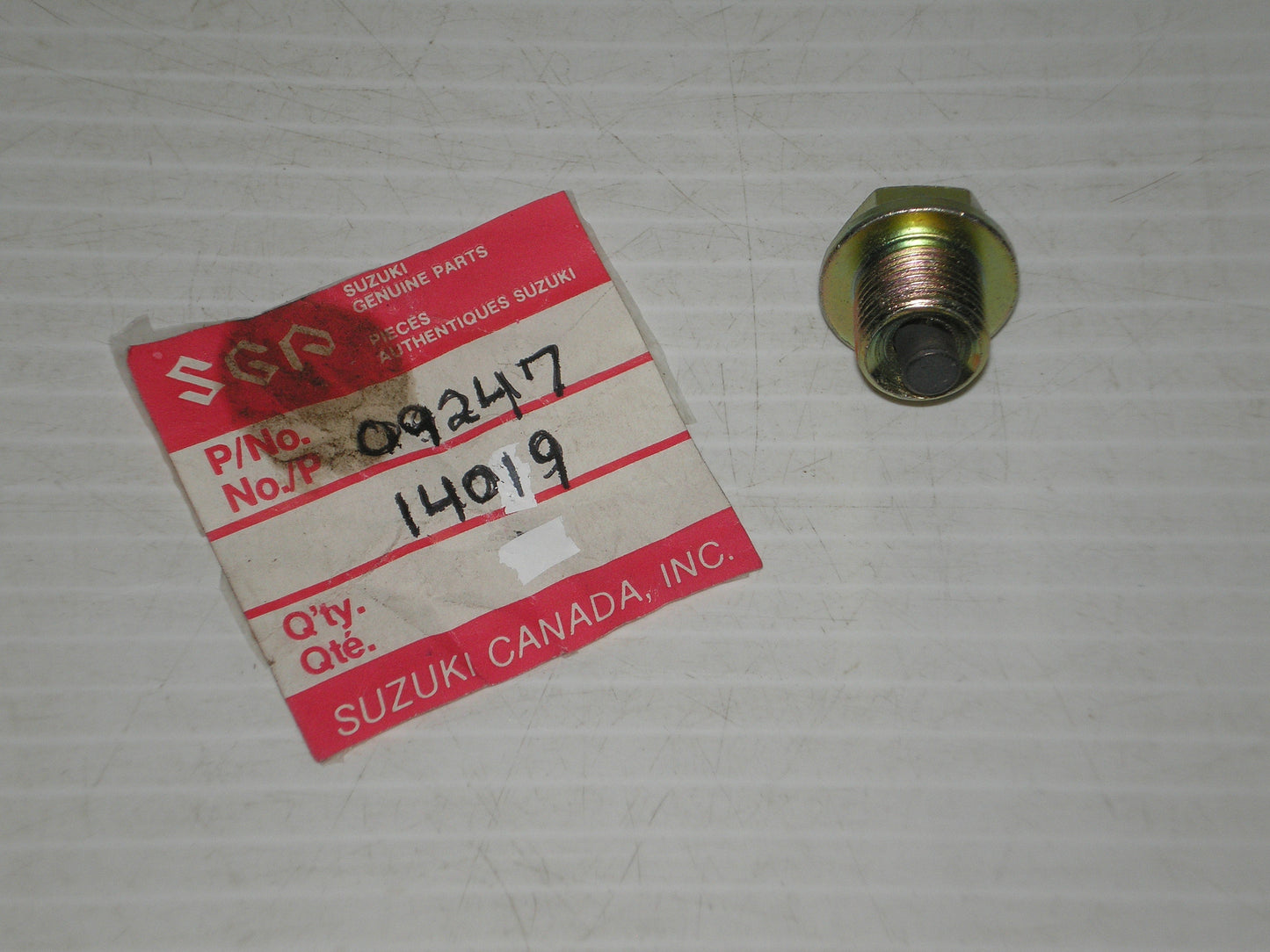 SUZUKI GS GV LT LT-F LTF VS Magnetic Drain Plug 09247-14036 / 09247-14019