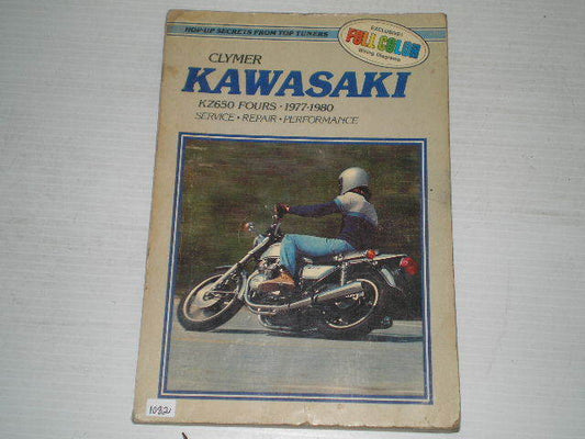 KAWASAKI KZ650 Fours  B C D E and F Series  1977-1980  Clymer Service Manual M358 #1082