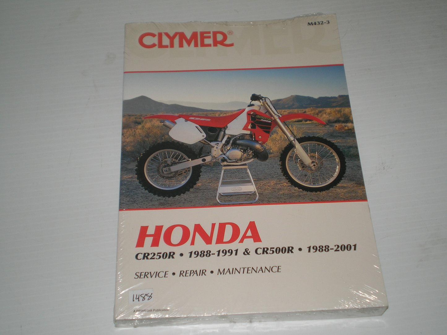 HONDA CR250R  CR500R  1988-2001  Clymer Service Manual M432-3  #1488