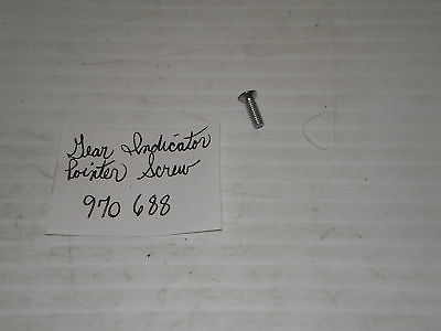 TRIUMPH Gear Indicator Pointer Slotted Chrome Screw 970688