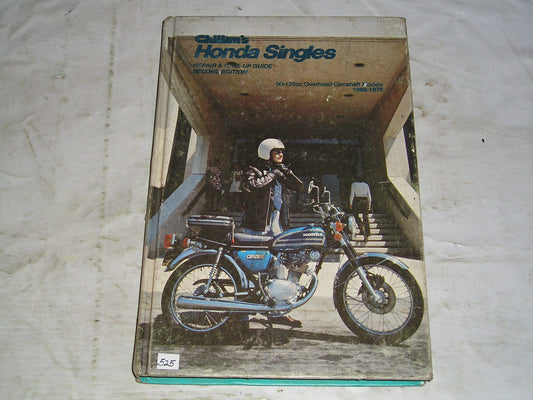 HONDA C65 C70 C90 CB CD CL CT S65 S90 SL TL XR Z50 1968-75 Chilton's Manual 6033 #525