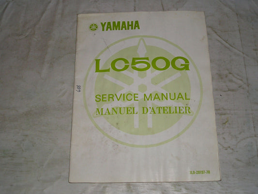 YAMAHA LC50G  LC50 G 1980  Service Manual  3L9-28197-70  #688