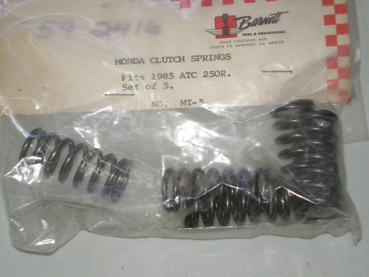 HONDA ATC250 R 1985 Barnett Heavy Duty Clutch Springs Set/5 MT-5