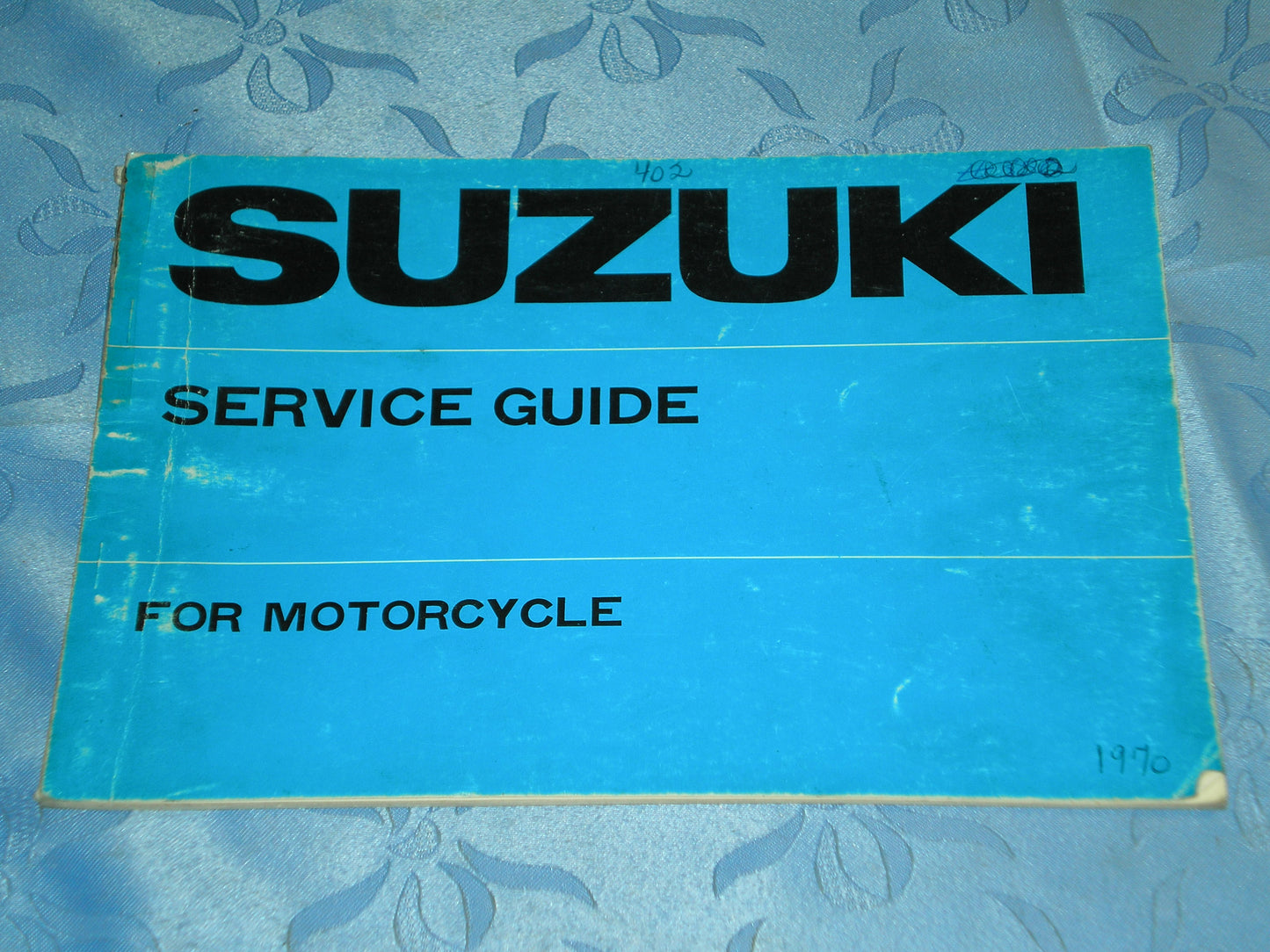 SUZUKI 1971   Motorcycle Service Guide Manual  #402