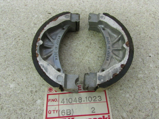 KAWASAKI KDX80 KX80 Front Brake Shoe Set 41048-1023 / 41048-1102