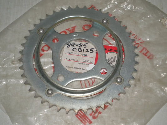 HONDA CB125 Final Drive Rear Wheel Sprocket 43T 41200-441-970 / 41200-399-740